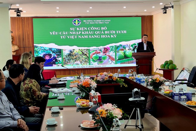 Trái bưởi tươi của Việt Nam chính thức được Mỹ nhập khẩu 